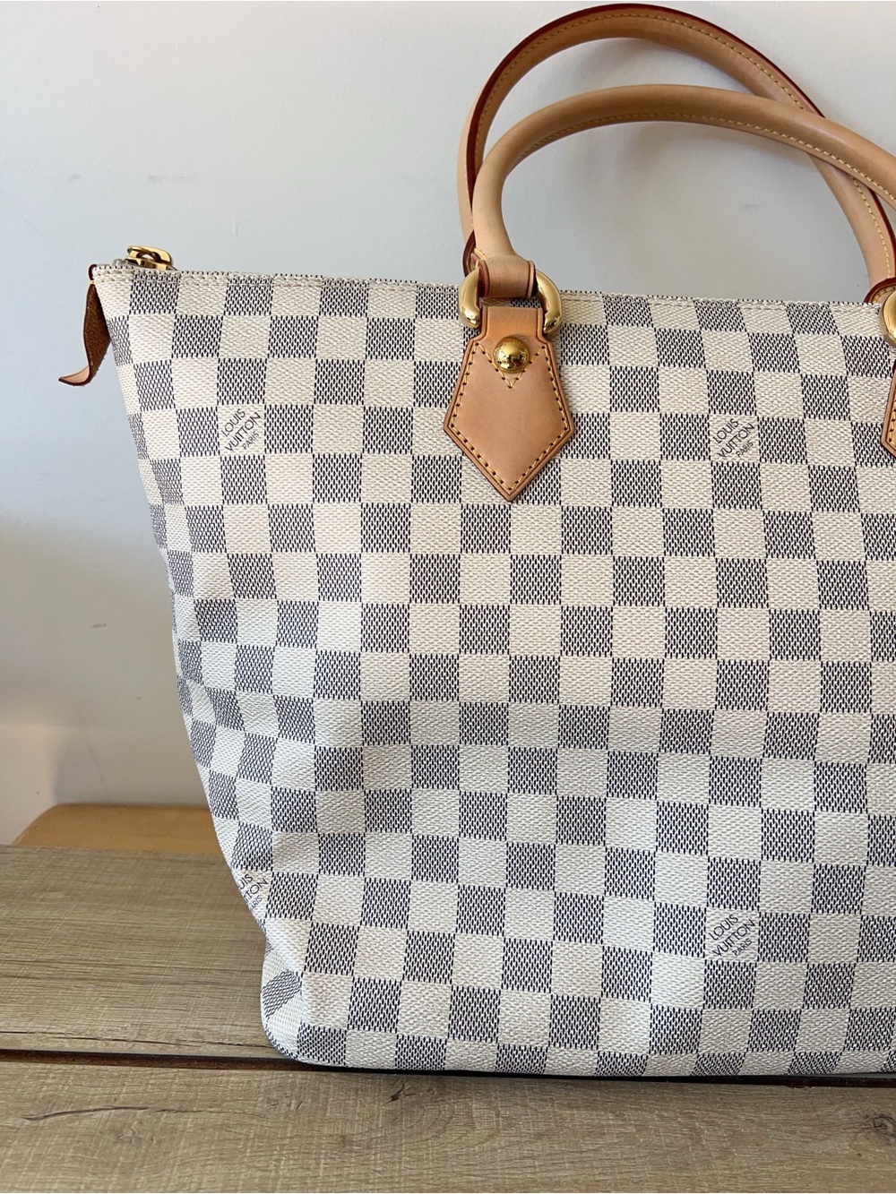 LOUIS VUITTON Damier Azur Saleya MM - Picture 5 of 16